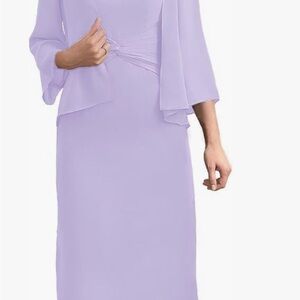 Elegant Lavender Women's Dress